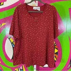 Bobbie Brooks, Floral T-Shirt/Blouse. Size 26/28. In excellent condition!